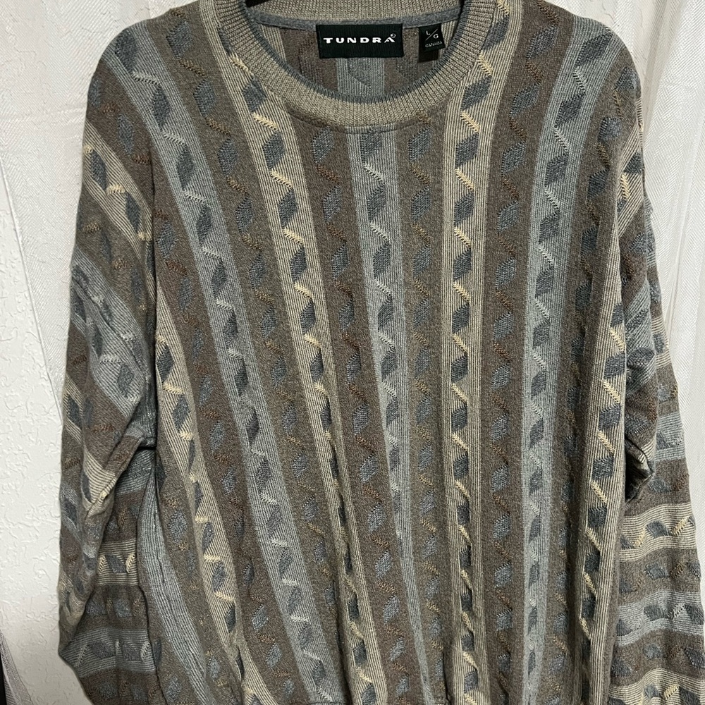 Tundra Men's Multi-Tone Crewneck Sweater